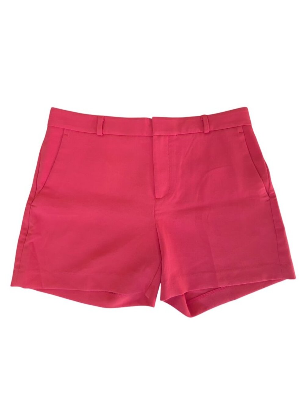 Banana Republic Women's Tailored Shorts Reddish Pink Size 6 Stretch Back Pockets